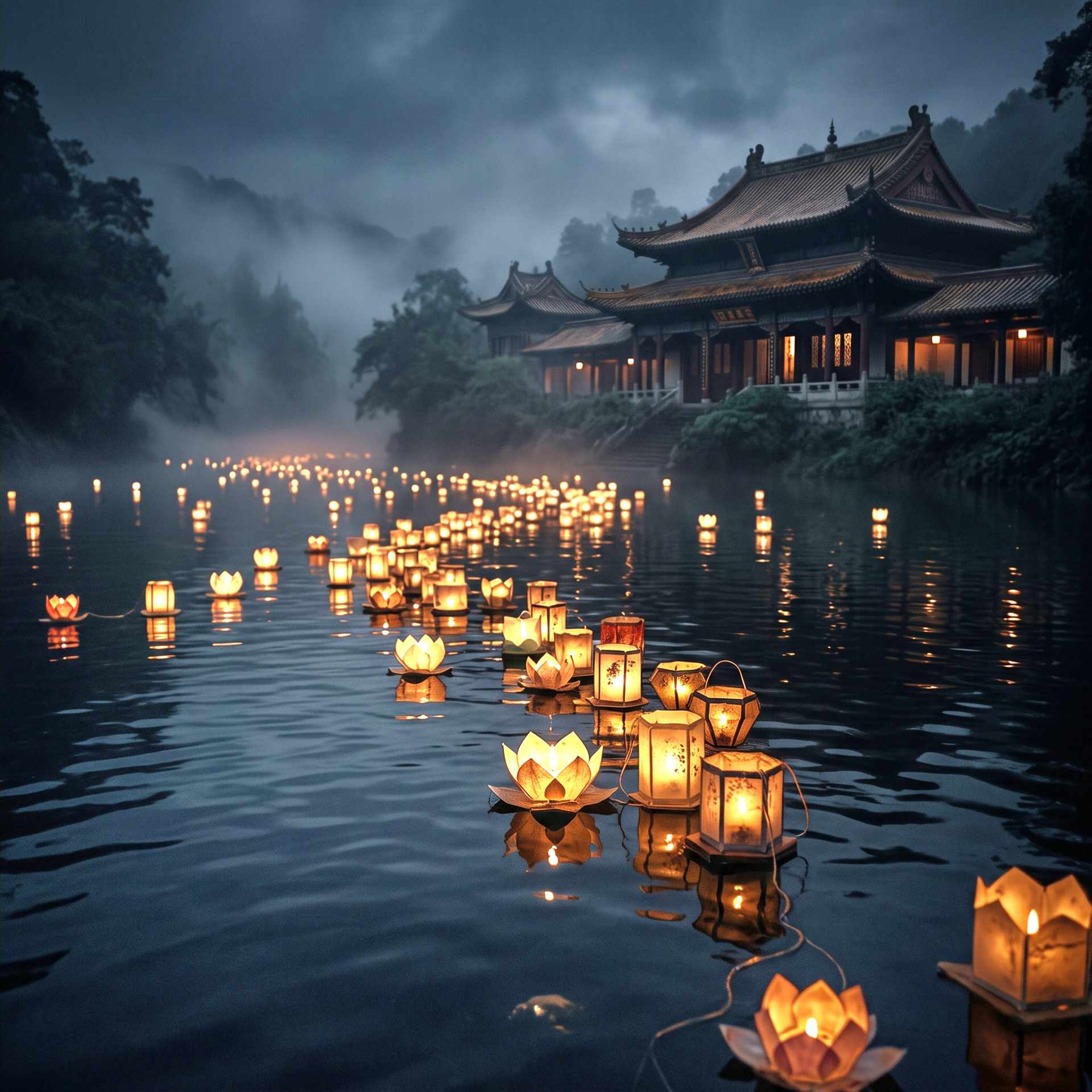 🎵 水燈引渡 Water Lantern Crossing