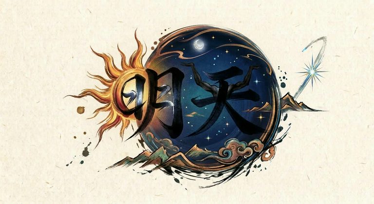 明天・日月星辰主視覺